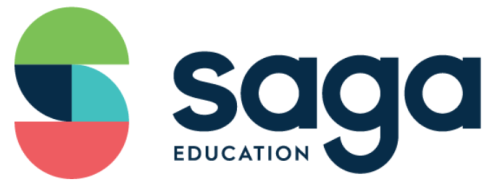 a logo of Saga